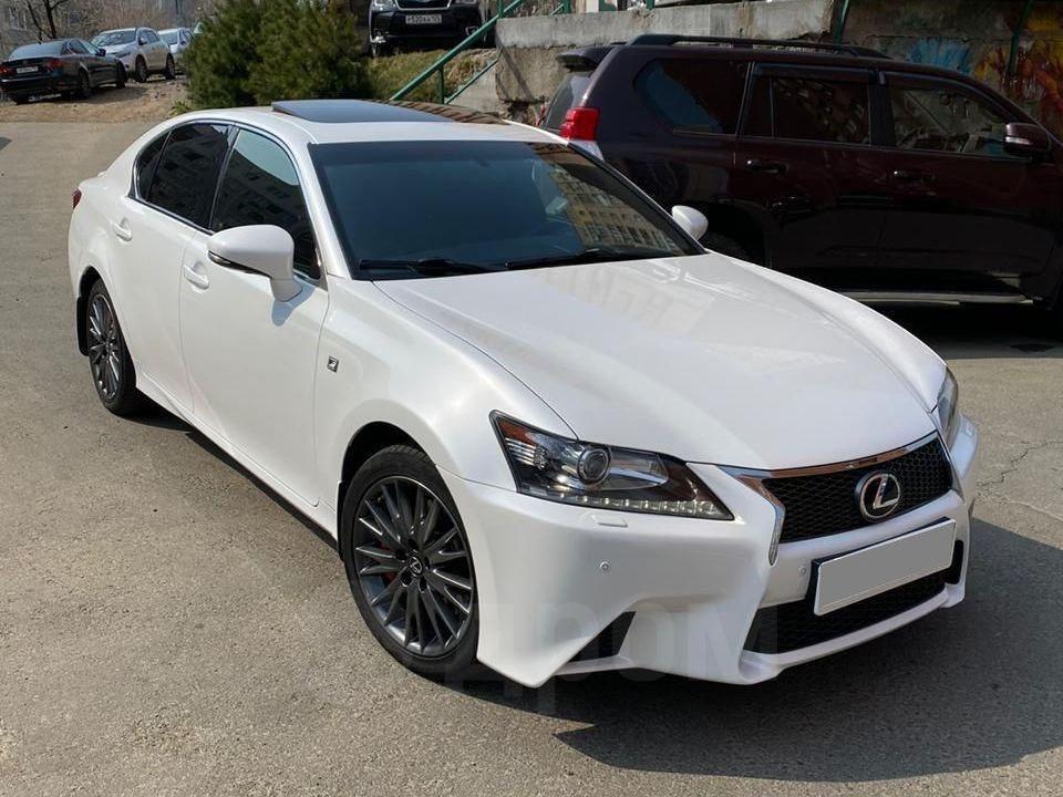 Продается авто Лексус ГС 350 2012 во Владивостоке, Lexus GS 350 F Sport  Luxury 317 л.с максимальная комплектация, белый, 4вд, коробка автомат